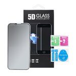 5D Full Glue Tempered Glass - do iPhone 12 / 12 Pro (Privacy) czarny