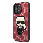 Karl Lagerfeld nakładka do iPhone 13 Pro Max KLHCP13XPMNIKPI czerwona hard case Monogram Iconic Karl