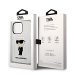 Karl Lagerfeld nakładka do iPhone 14 Pro 6,1" KLHCP14LHNIKTCT transparentna hardcase Ikonik Karl Lagerfeld
