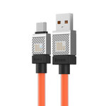 Baseus kabel CoolPlay USB - USB-C 2m 100W pomarańczowy