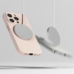 RINGKE SILICONE MAGNETIC MAGSAFE IPHONE 15 PRO MAX PINK SAND