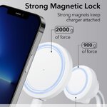 ESR HALOLOCK SHIFT MAGNETIC MAGSAFE WIRELESS CHARGER WHITE