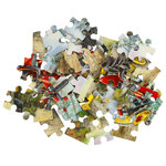 CASTORLAND Puzzle układanka 60 elementów Forest Site - Ciągnik z chwytakiem 5+