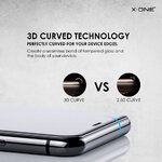 Szkło hartowane X-ONE Full Cover Extra Strong Matowe - do iPhone 11 Pro (full glue) czarny