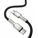 BASEUS kabel Typ C do Typ C PD100W Power Delivery Cafule Metal Cable CATJK-C01 1 metr czarny