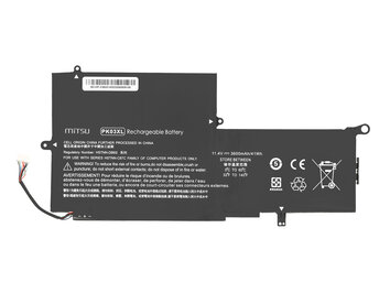Bateria Mitsu do HP Envy x360 13, Spectre Pro x360 G1