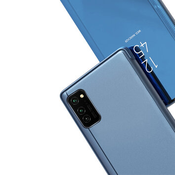 Etui Smart Clear View do Samsung Galaxy S21 FE 5G niebieski