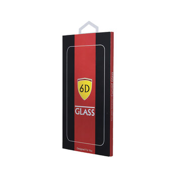 Szkło hartowane 6D do iPhone 14 Pro 6,1" czarna ramka