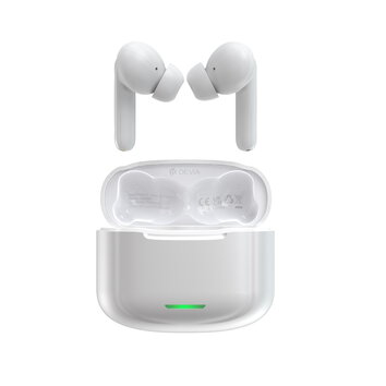 Devia słuchawki Bluetooth TWS Star E1 białe z ANC