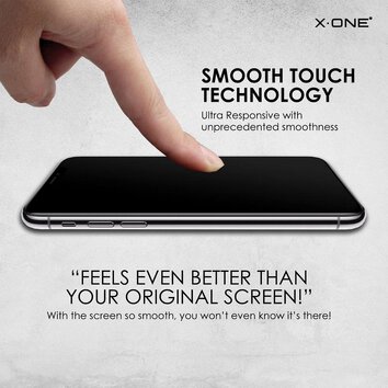 Szkło hartowane X-ONE Full Cover Extra Strong Matowe - do iPhone 12 Pro Max (full glue) czarny