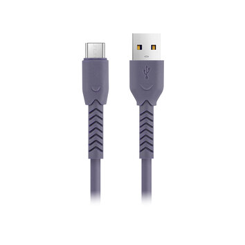 Maxlife kabel MXUC-04 USB - microUSB 1,0 m 3A fioletowy