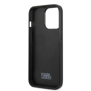 Karl Lagerfeld nakładka do iPhone 13 Pro Max KLHCP13XPMNIKPI czerwona hard case Monogram Iconic Karl