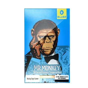 Szkło Hartowane 5D Mr. Monkey Glass - Apple iPhone 12 Pro Max czarny (Strong Matte)