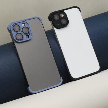 TPU mini bumpers z ochroną aparatu do iPhone 12 Pro Max 6,7" niebieski