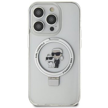Karl Lagerfeld nakładka do iPhone 11 6,1" KLHMN61HMRSKCH biała HC Magsafe Ringstand KC