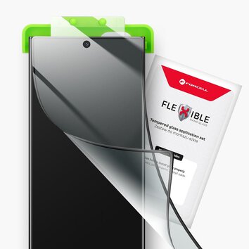Forcell Flexible 5D - szkło hybrydowe do iPhone 12/12 Pro czarny