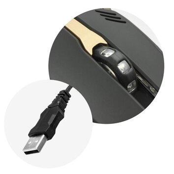Mysz optyczna  ART dla graczy 2400 DPI USB AM-98