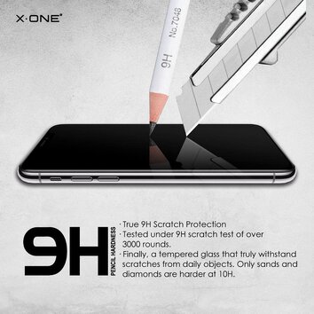 Szkło hartowane X-ONE Full Cover Extra Strong Matowe - do iPhone 12 Pro Max (full glue) czarny