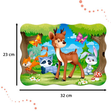 CASTORLAND Puzzle układanka 30 elementów A Deer and Friends - Leśne zwierzątka 4+