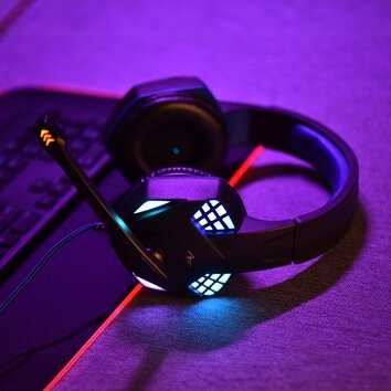 Słuchawki nagłowne gamingowe z mikrofonem ART G11 podświetlenie
