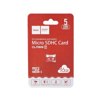 HOCO karta pamięci microSD TF High Speed Memory 16GB Class 10