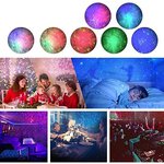 Lampka nocna projektor gwiazd nieba LED RC-K-272 czarny