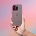 Futerał MATRIX CLEAR do IPHONE 16 PLUS pudrowy róż