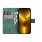 Kabura TENDER Book do IPHONE 13 zielony