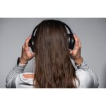 FORCELL F-AUDIO Vibe ANC słuchawki bezprzewodowe bluetooth nagłowne ANC + TUYA APP czarne
