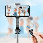 WiWU - Selfie stick Wi-SE001 z funcj tripoda i odczepianym uchwytem