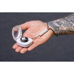 Smart Ring R11M- inteligentny pierścień ze stali ze stacją ładującą rozmiar 7 (17,3mm) czarny