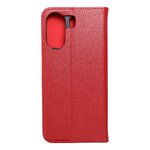Kabura skrzana SMART PRO do XIAOMI Redmi 13C / POCO C65 bordowy