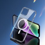 DUX DUCIS futera CLIN MAG kompatybilny z MagSafe do IPHONE 15 Plus transparentny