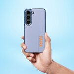 Futera MILANO do SAMSUNG A14 4G / A14 5G  niebieski