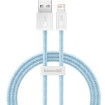 BASEUS kabel USB do Apple Lightning 8-pin 2,4A Dynamic Series CALD000403 1m niebieski
