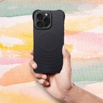 Silicone Zephyr Mag Cover kompatybilny z MagSafe do IPHONE 14 PRO czarny