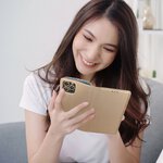 Kabura Smart Case book do HUAWEI P30 Lite złoty