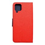 Kabura Fancy Book do  SAMSUNG A12 czerwony / granatowy