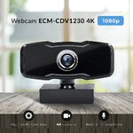 Kamera internetowa 4K 3840*2160/30fps ECM-CDV1230 czarna