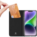 DUX DUCIS Skin Pro - futerał z klapką do Apple iPhone 15 Plus czarny