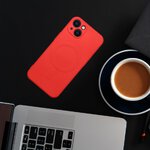 Futera Silicone Mag Cover kompatybilny z MagSafe do IPHONE 12 czerwony