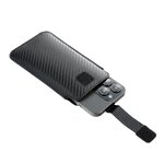 Futerał POCKET Carbon - Model 09 - do IPHONE 13 mini / 6 / 7 / 8 / 12 mini SAMSUNG S3 (i9300) / S4 (i9500) / A3