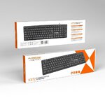 Klawiatura przewodowa USB A QWERTY K372 Klawiatura przewodowa USB A QWERTY K372
