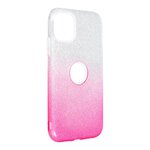 Futerał SHINING do IPHONE 11 transparent/róż