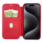 Kabura SMART MAG kompatybilna z MagSafe do IPHONE 16 Pro Max czerwona