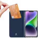DUX DUCIS Skin Pro - futerał z klapką do Apple iPhone 15 Plus niebieski