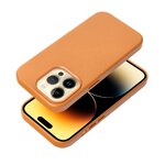 Leather Mag Cover kompatybilne z MagSafe do IPHONE 14 PLUS pomaraczowy