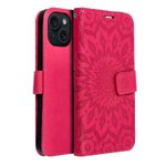 Kabura MEZZO Book do IPHONE 15 mandala magenta