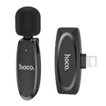 HOCO mikrofon krawatowy bezprzewodowy Lightning L15 czarny