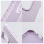 Silicone Zephyr Mag Cover kompatybilny z MagSafe do IPHONE 15 liliowy